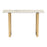Zuo Modern Atlas Console Table, White/Gold