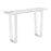 Zuo Modern Atlas Console Table, White/Silver