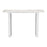 Zuo Modern Atlas Console Table, White/Silver