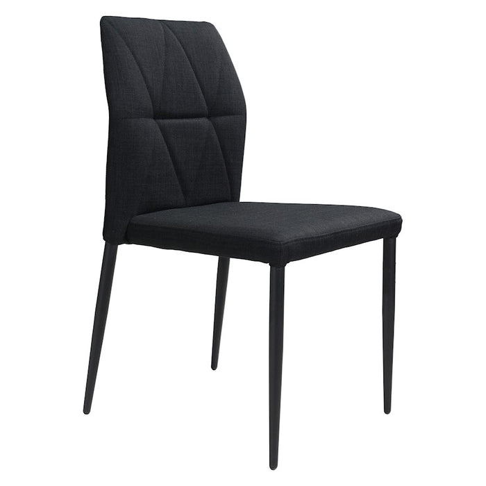Zuo Modern Revolution Dining Chair Set of 4, Black