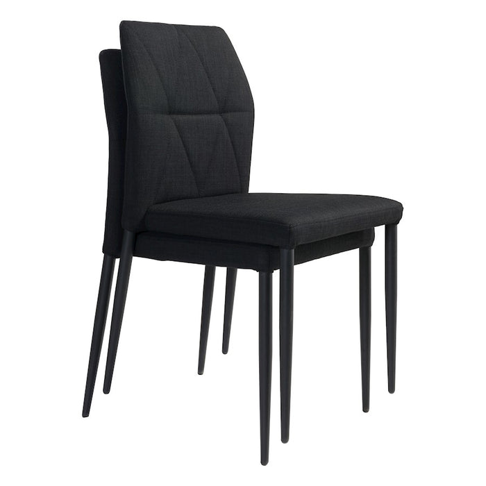 Zuo Modern Revolution Dining Chair Set of 4, Black