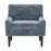 Zuo Modern Frankfurt Armchair, Gray