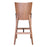 Zuo Modern Ambrose BarStool Set of 2, Walnut/Dark Gray