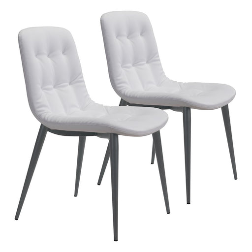 Zuo Modern Tangiers Dining Chair Set of 2, White - 101083