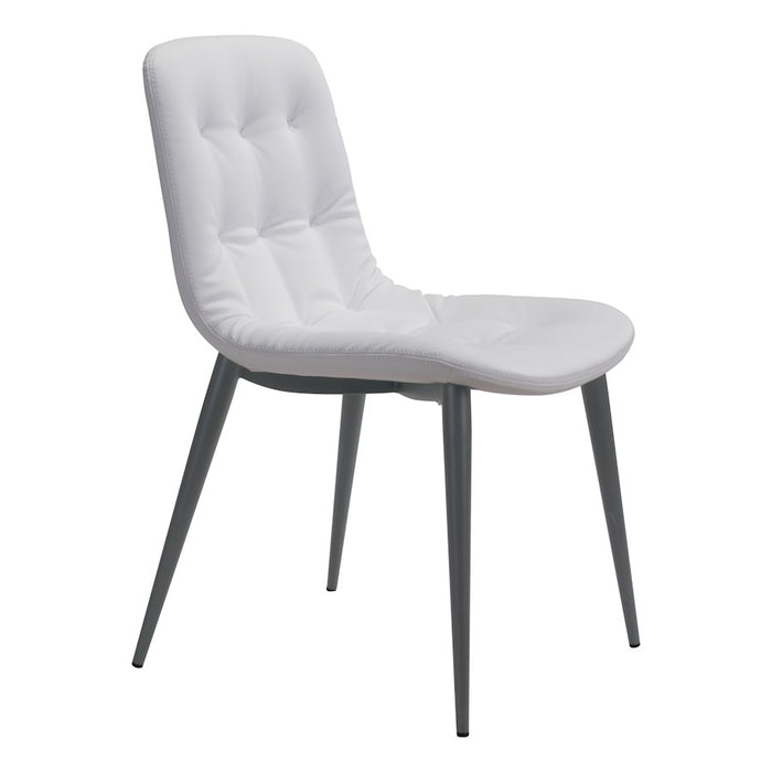 Zuo Modern Tangiers Dining Chair Set of 2, White
