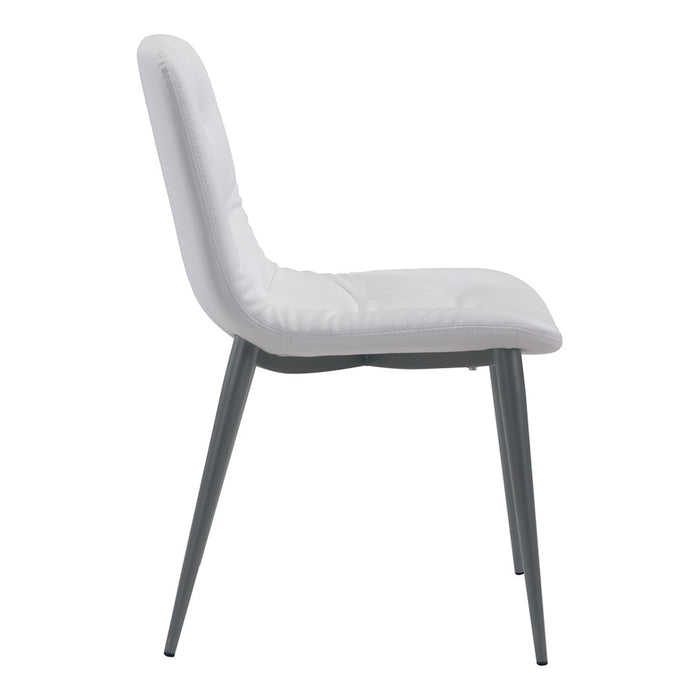 Zuo Modern Tangiers Dining Chair Set of 2, White