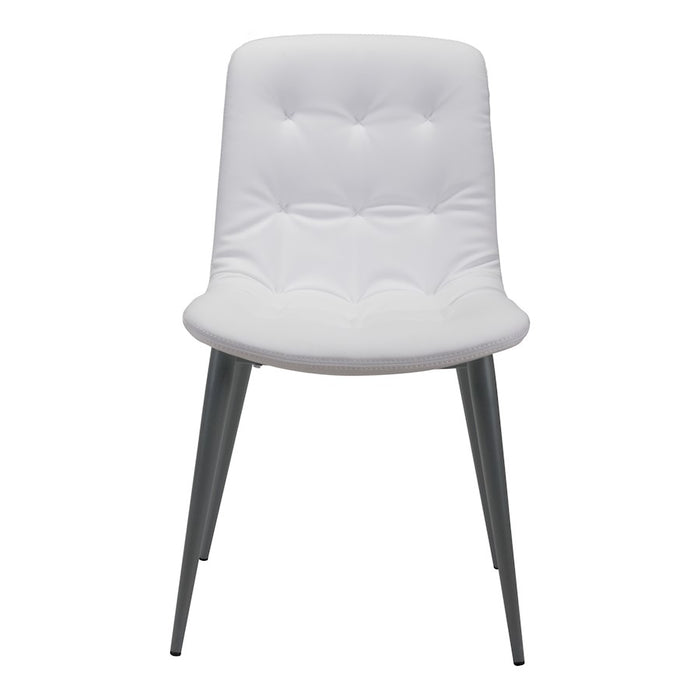 Zuo Modern Tangiers Dining Chair Set of 2, White