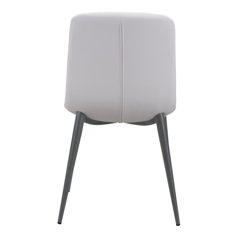 Zuo Modern Tangiers Dining Chair Set of 2, White