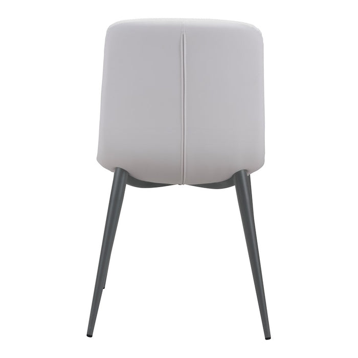 Zuo Modern Tangiers Dining Chair Set of 2, White