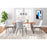Zuo Modern Tangiers Dining Chair Set of 2, White