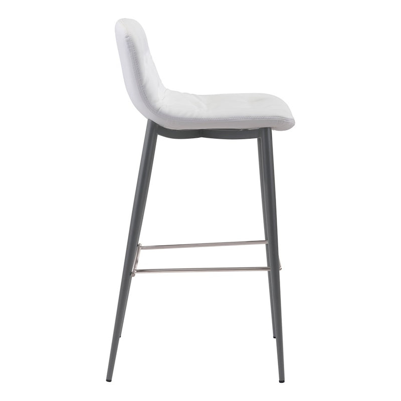 Zuo Modern Tangiers BarStool Set of 2, White