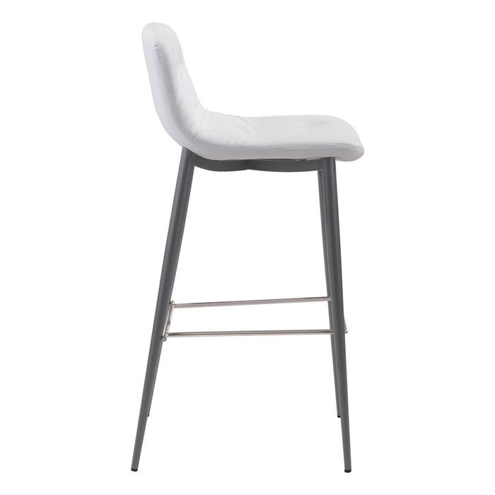 Zuo Modern Tangiers BarStool Set of 2, White