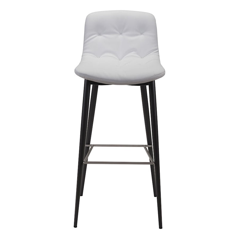 Zuo Modern Tangiers BarStool Set of 2, White