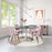 Zuo Modern Piccolo Dining Chair Set of 2, Pink