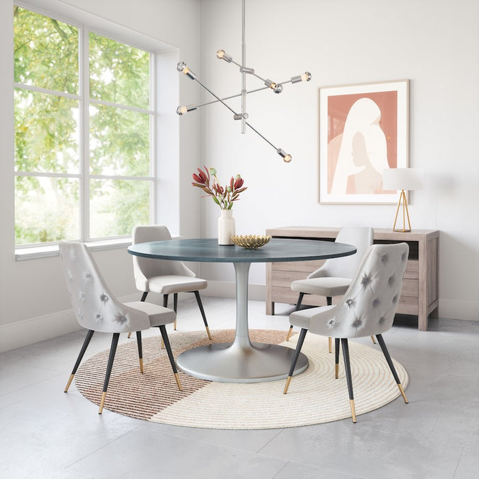 Zuo Modern Piccolo Dining Chair Set of 2, Gray