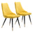 Zuo Modern Piccolo Dining Chair Set of 2, Yellow - 101091