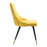 Zuo Modern Piccolo Dining Chair Set of 2, Yellow