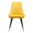 Zuo Modern Piccolo Dining Chair Set of 2, Yellow