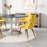 Zuo Modern Piccolo Dining Chair Set of 2, Yellow