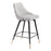 Zuo Modern Piccolo Counter Stool, Gray - 101093