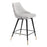 Zuo Modern Piccolo Counter Stool, Gray
