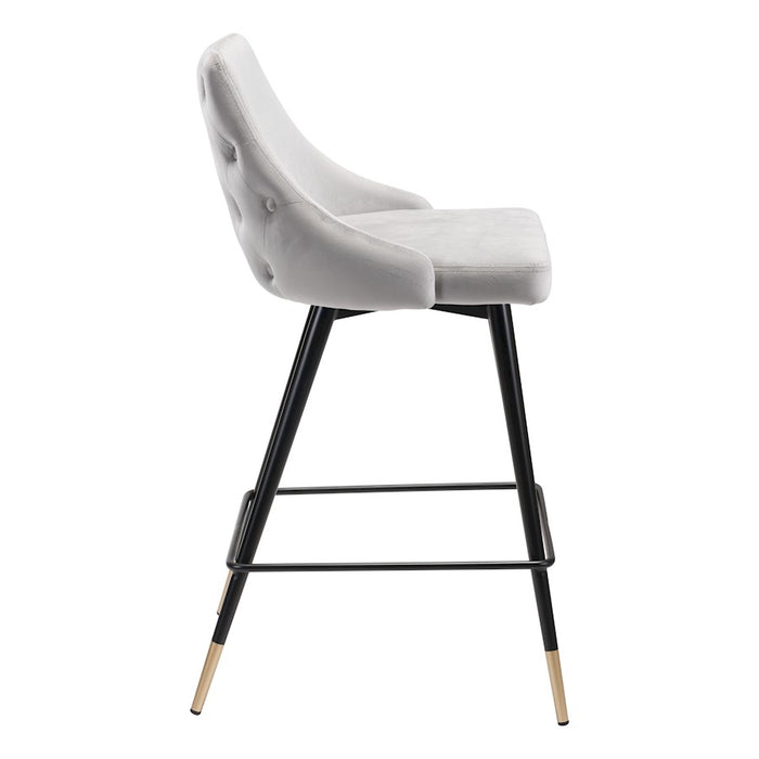 Zuo Modern Piccolo Counter Stool, Gray