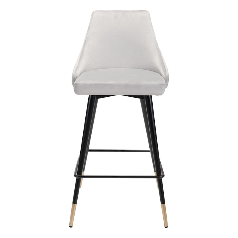 Zuo Modern Piccolo Counter Stool, Gray