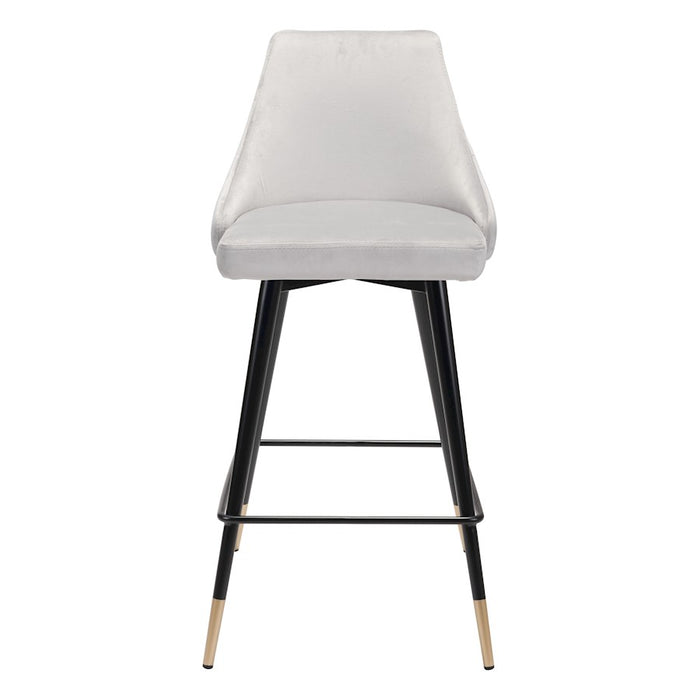 Zuo Modern Piccolo Counter Stool, Gray