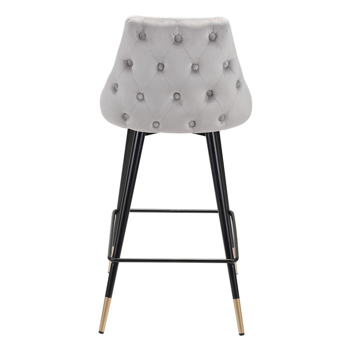 Zuo Modern Piccolo Counter Stool, Gray