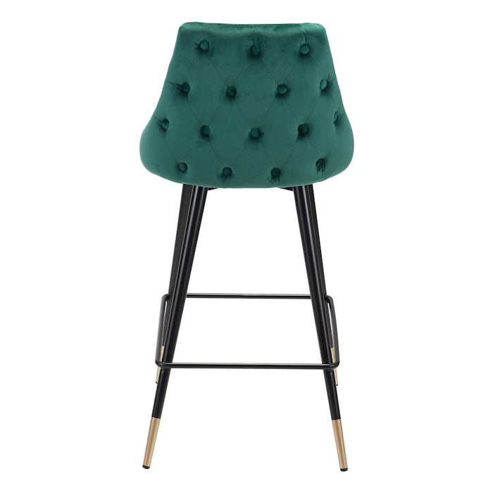 Zuo Modern Piccolo Counter Stool, Green