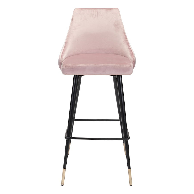 Zuo Modern Piccolo BarStool, Pink