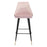 Zuo Modern Piccolo BarStool, Pink