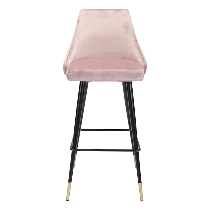 Zuo Modern Piccolo BarStool, Pink