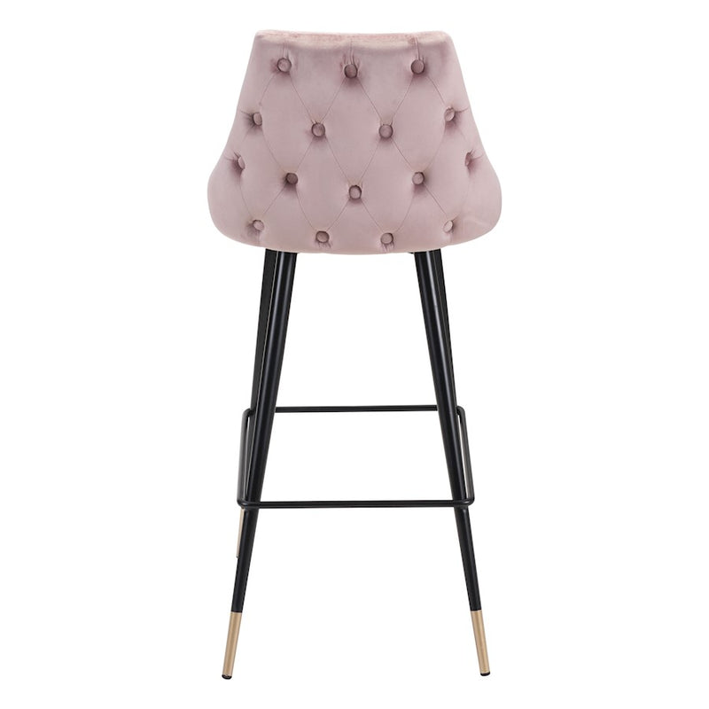 Zuo Modern Piccolo BarStool, Pink