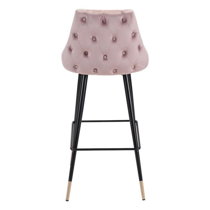 Zuo Modern Piccolo BarStool, Pink