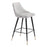 Zuo Modern Piccolo BarStool, Gray - 101097