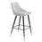 Zuo Modern Piccolo BarStool, Gray