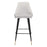 Zuo Modern Piccolo BarStool, Gray