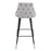 Zuo Modern Piccolo BarStool, Gray