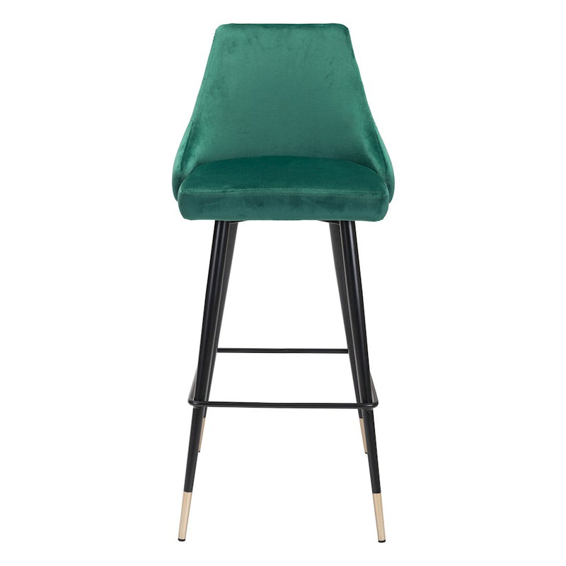 Zuo Modern Piccolo BarStool, Green