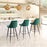Zuo Modern Piccolo BarStool, Green