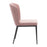 Zuo Modern Tolivere Dining Chair Set of 2, Pink