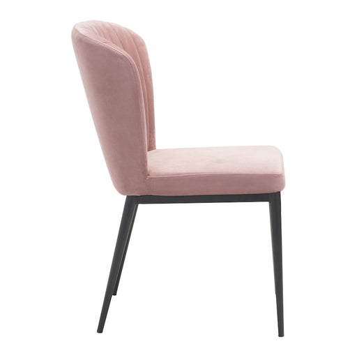 Zuo Modern Tolivere Dining Chair Set of 2, Pink