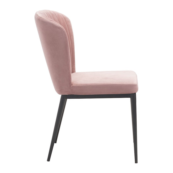 Zuo Modern Tolivere Dining Chair Set of 2, Pink