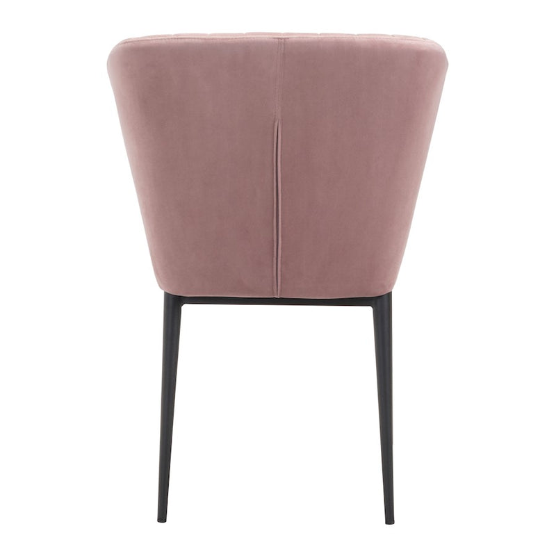 Zuo Modern Tolivere Dining Chair Set of 2, Pink