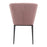 Zuo Modern Tolivere Dining Chair Set of 2, Pink