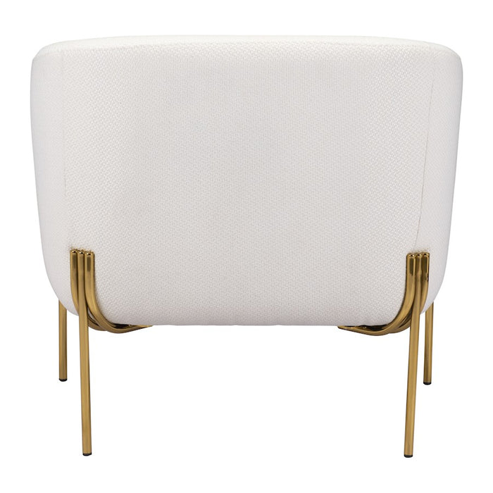 Zuo Modern Micaela Armchair, Ivory