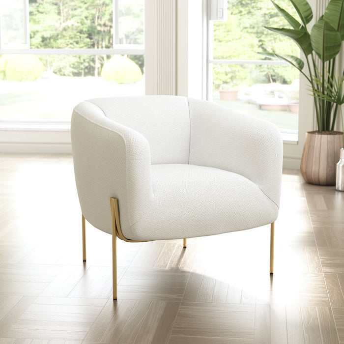 Zuo Modern Micaela Armchair, Ivory