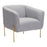Zuo Modern Micaela Armchair, Gray