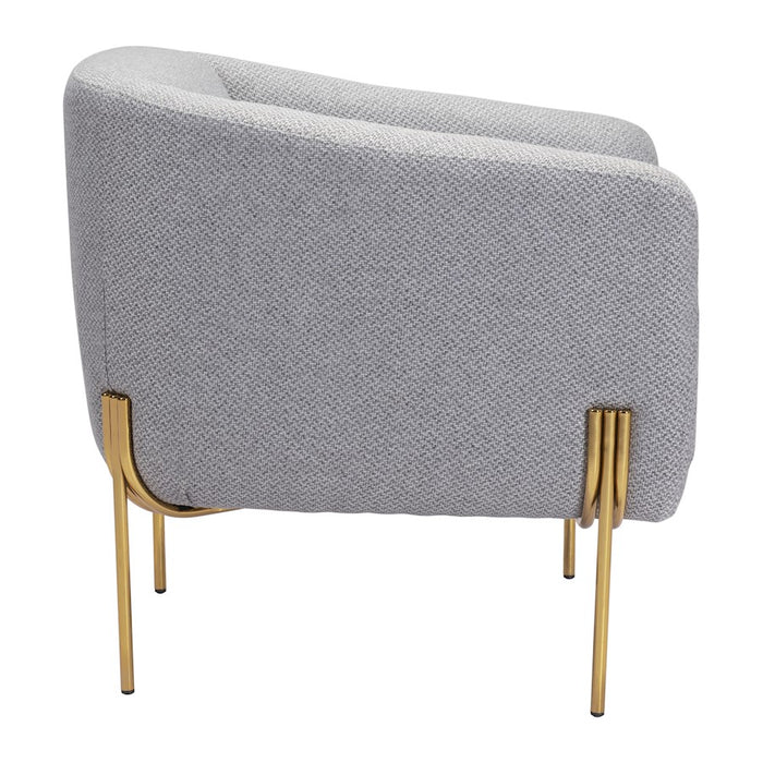 Zuo Modern Micaela Armchair, Gray